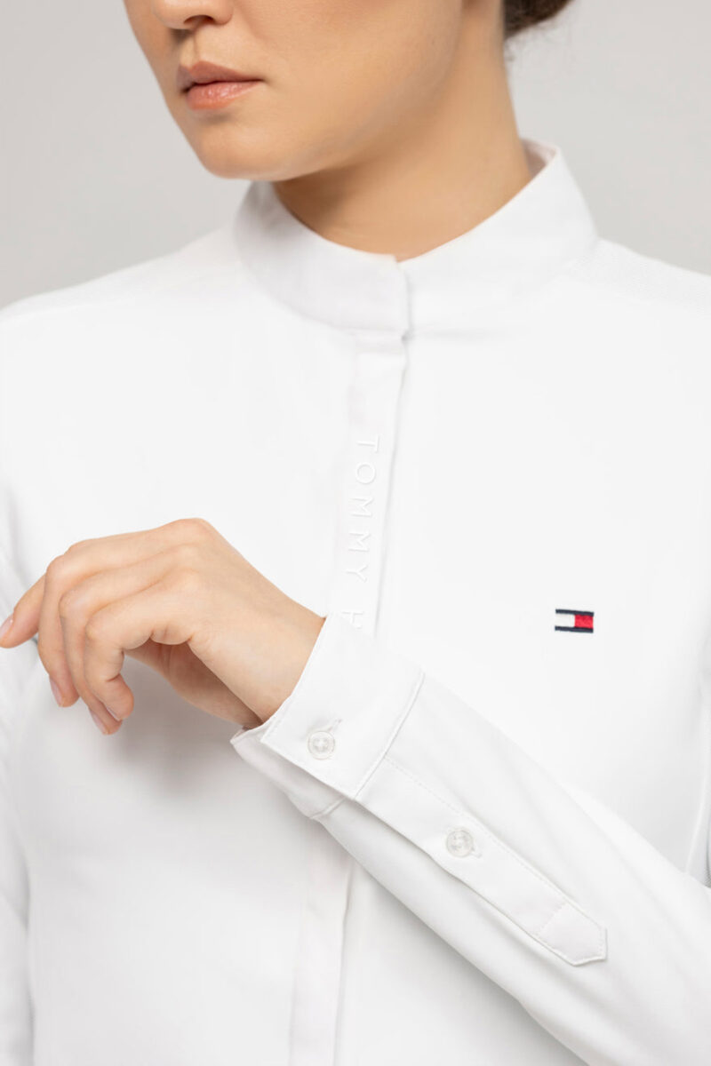 Tommy Hilfiger, Charlotte Buttonup Show Shirt, Optisch Wit