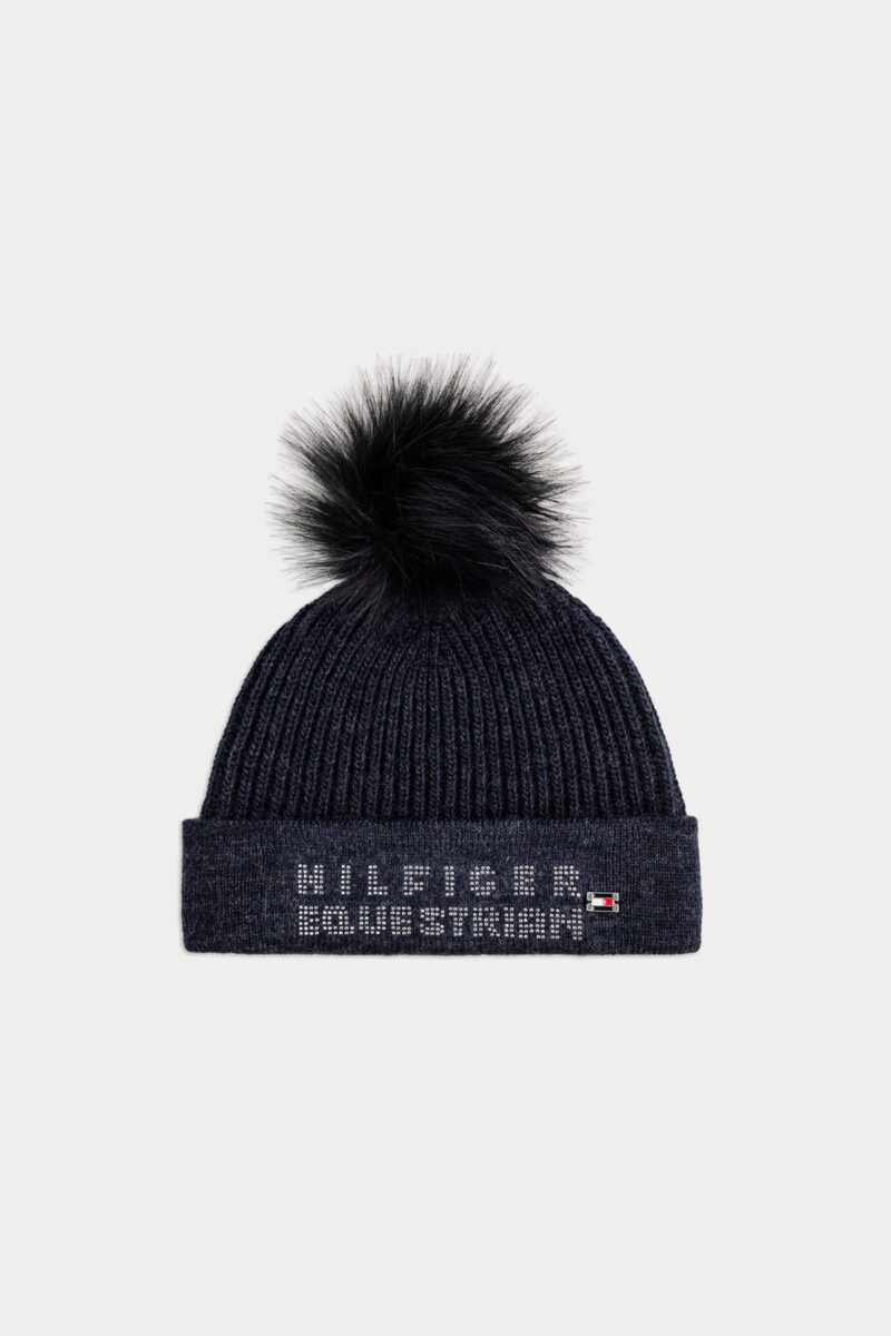 Tommy Hilfiger, Ottawa Pom Pom Beanie Einheitsgröße, Desert Sky
