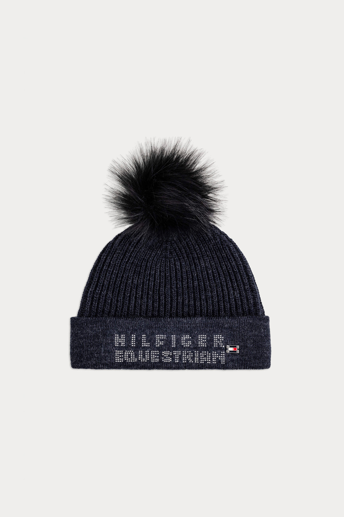 Tommy Hilfiger, Ottawa Pom Pom Beanie Einheitsgröße, Desert Sky