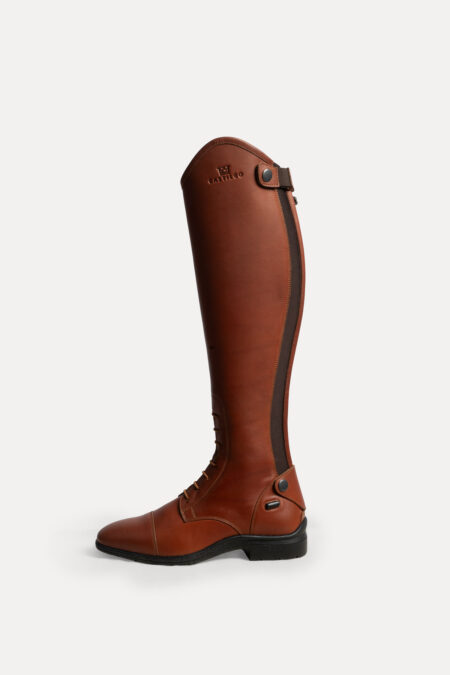 Castilgo Isaia Riding Boots With Lacing, Cognac