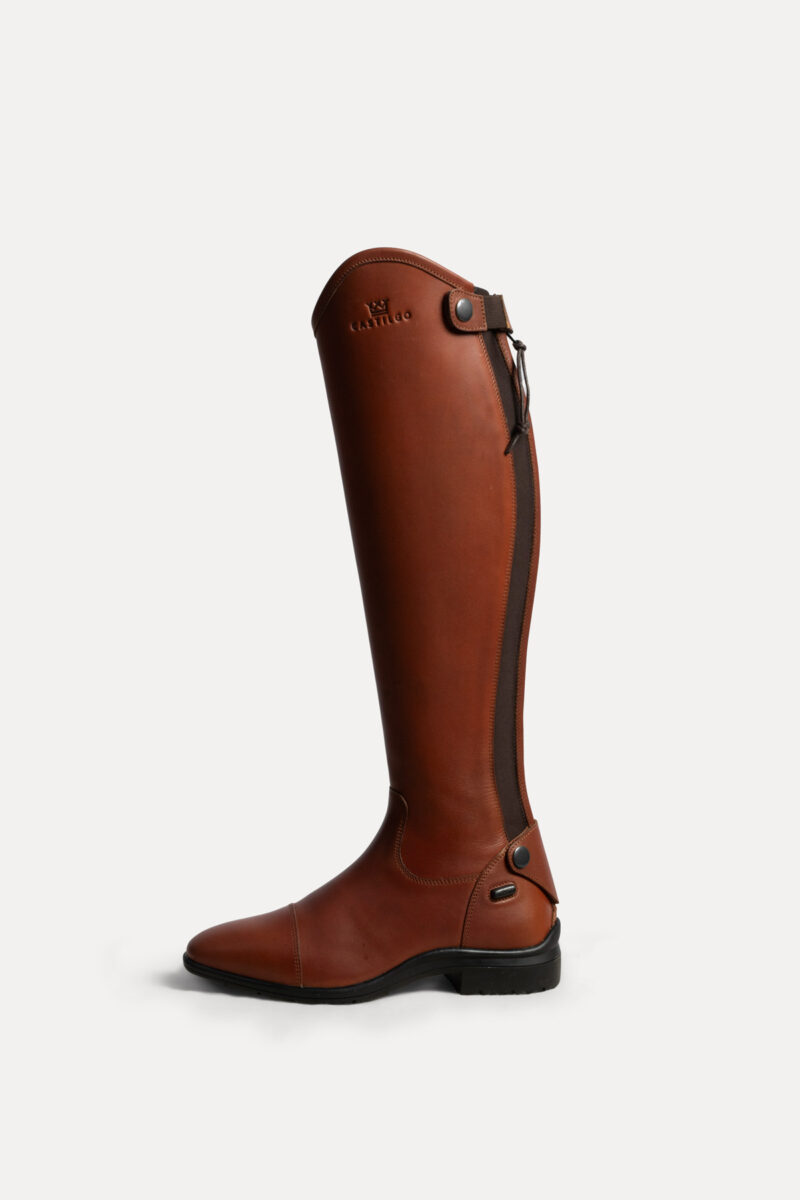 Botas de montar clásicas Castilgo Isaia, coñac