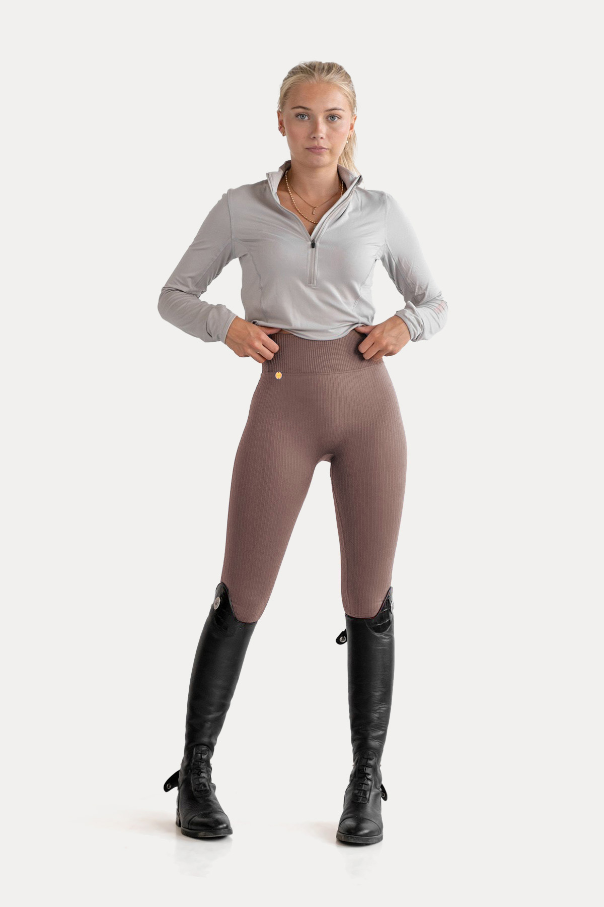 Pomme Wendy Deep Taupé, Riding Leggings