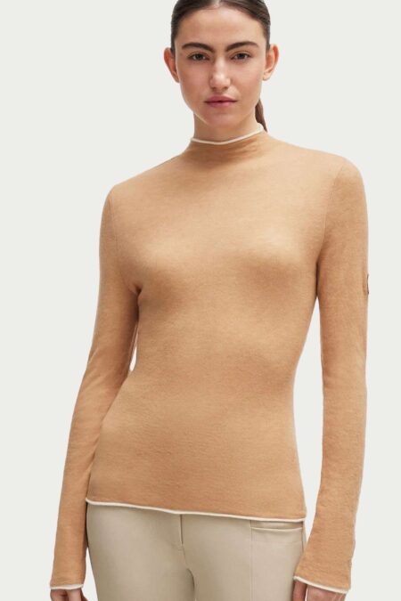 Hugo Boss, May Soft-Knit Sweater, Camel