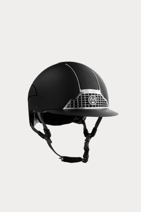 Amiko Helmet Matte Classic Visor, Black/Black Straps