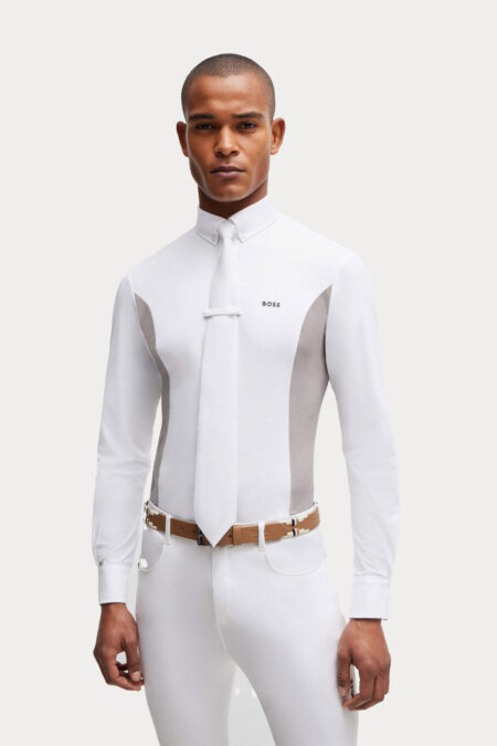 Hugo Boss, Norman Side Panel Show Shirt, White