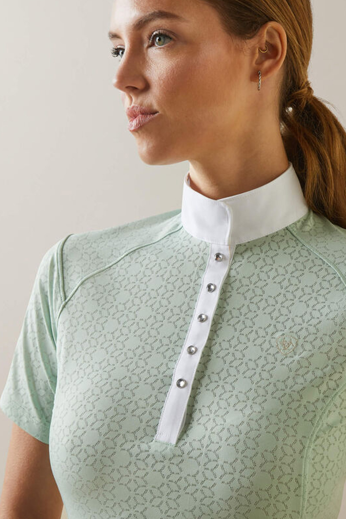 Ariat, Showstopper 3.0 Show Shirt, Aqua Foam