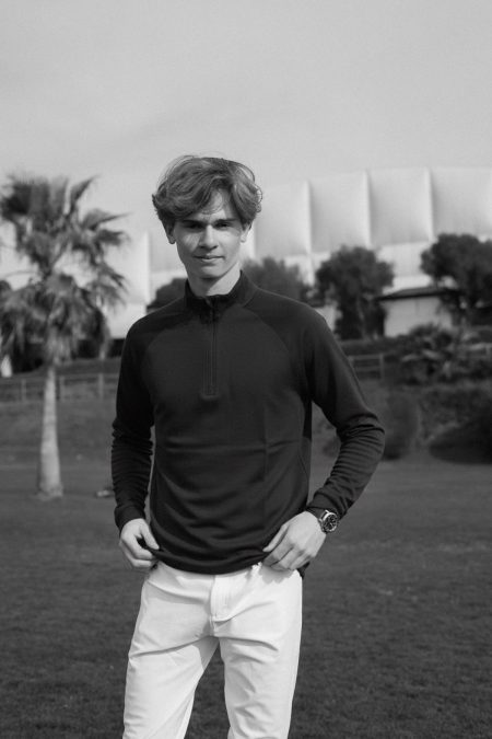 Amiko Man Eric Soft Zip, Black