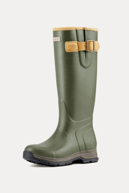 Ariat, Burford Waterproof Rubber Boot, Olive Green