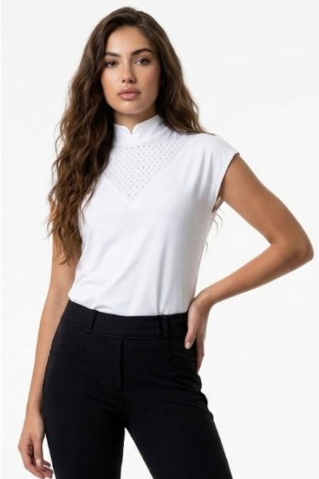 Ps of Sweden, Dahlia Sleeveless Competition Top, White