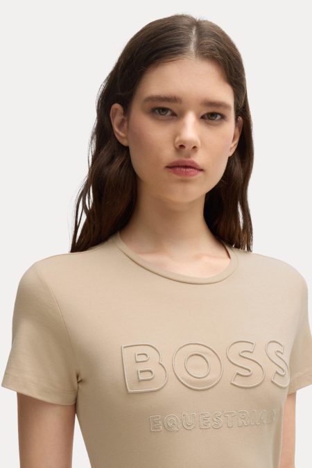 Hugo Boss, Maya T-shirt, Logo Sand