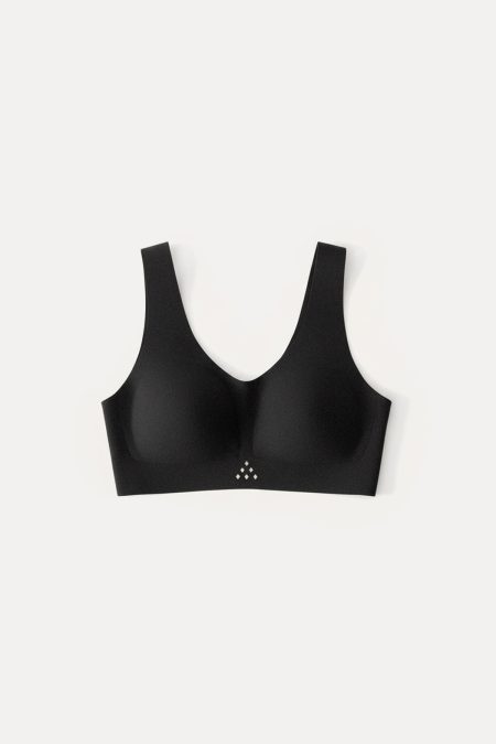 Pomme, Ophelia Sports Bra, Black