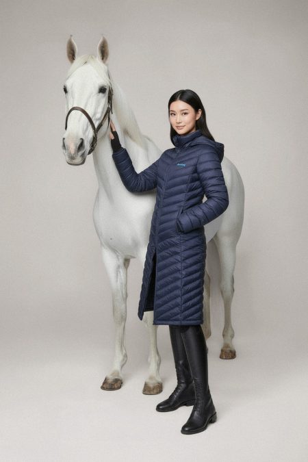 Pomme, Ingrid Jacket Long, Navy