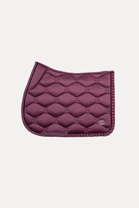 PS Of Sweden, Saddle Pad Jump Ruffle, Plum