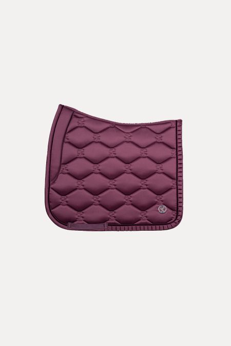 PS Of Sweden, Saddle Pad Dressage Ruffle, Plum