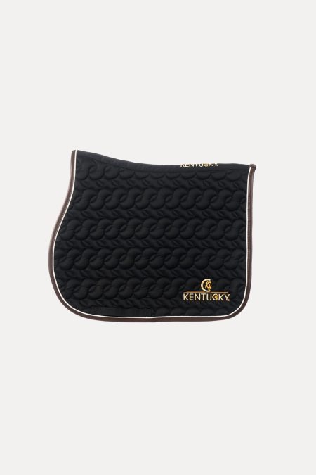 Kentucky, Saddle Pad Jumping, Black/White/Brown
