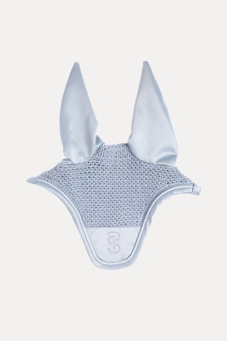 PS Of Sweden, Crystal Satin Ear Bonnet, Blue Whisper